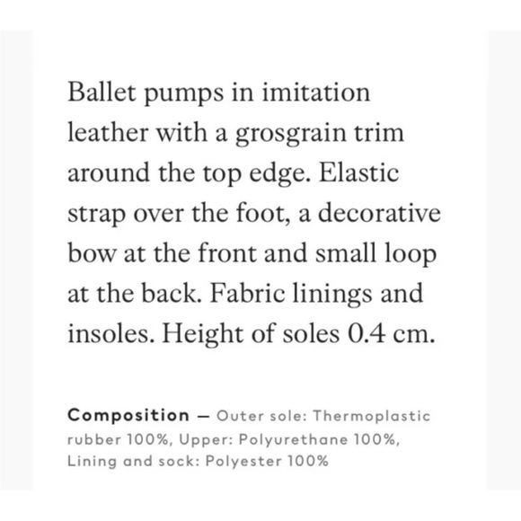 Girls H&M multicoloured ballet pumps size 25 - Picture 5 of 6